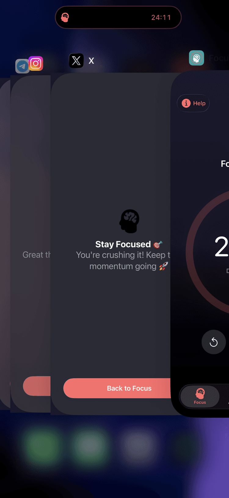 App Blocking Screenshot